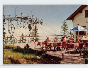 Postcard Berghus with aerial cableway, Rest. Berghus, Kriens, Switzerland