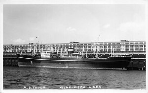 MS Tudor Wilhelmsen Line Real Photo Unused 