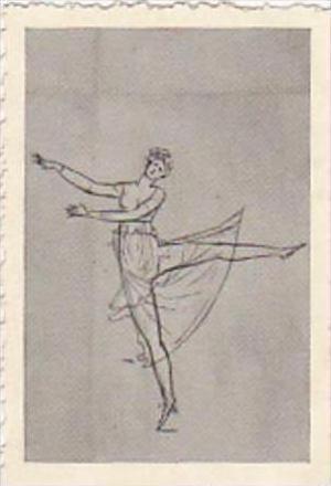 GARBATI CIGARETTE CARD FAMOUS DANCERS NO 16 EMILIA BIGOTTINI