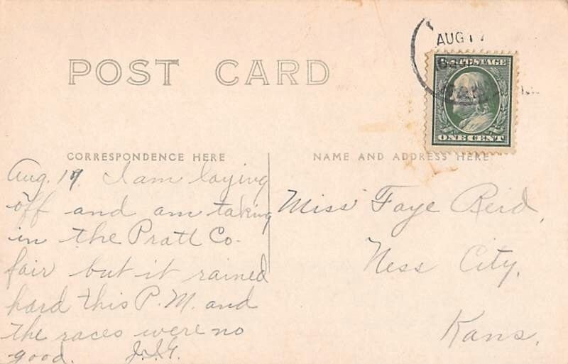 Pratt Kan multi view c1910 Postcard KS031