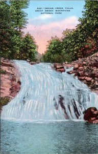 Postcard Great Smoky Mountains  - Indian Creek Falls