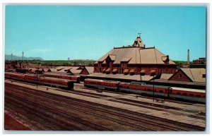 c1960 Pueblo Union Station Railroads Pueblo Colorado CO Vintage Antique Postcard