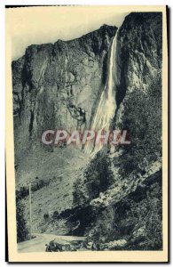 Old Postcard Dauphine Lautaret Its Surroundings The cascade of Piss