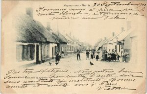 CPA CAYEUX-sur-MER Une rue (18723)