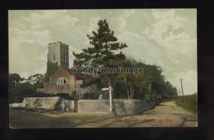TQ3288 - Norfolk - Early view, Holy Trinity Church in Caister-on-Sea - postcard