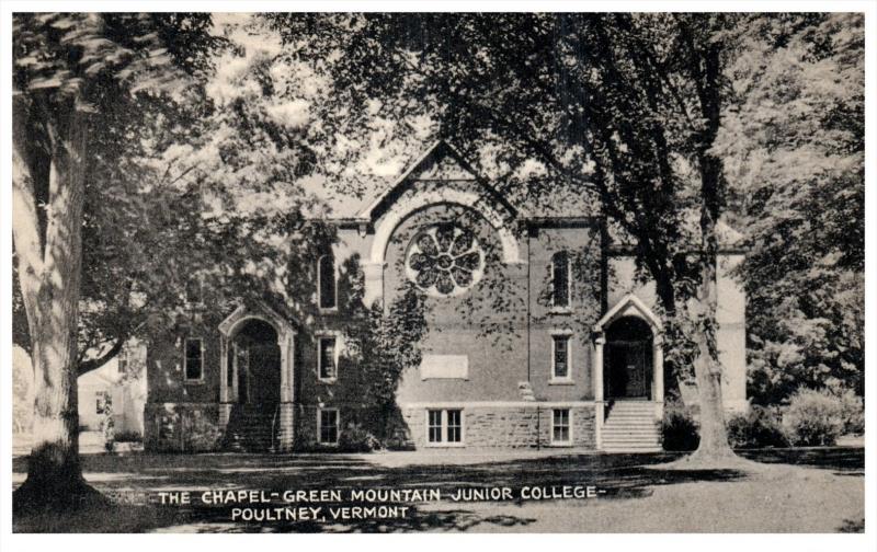 Vermont Poultney  Green Mtn. Junior College - the Chapel