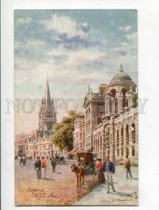 285610 England OXFORD High Street by WIMBUSH Vintage TUCK #7644 postcard