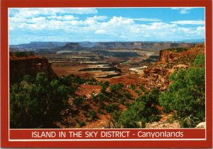 Postcard Canyonlands National Park - Green River from Island in the Sky District