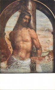 Christ at the column Sodoma Academy of religious fine arts Siena postcard