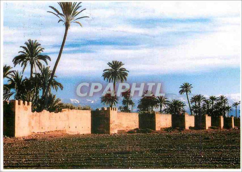 Postcard Modern Marrakech Walls of Marrakech