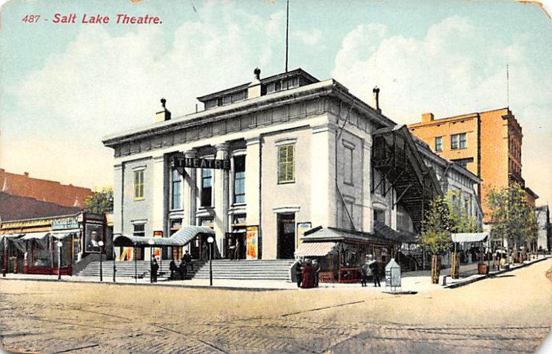 Salt Lake Theatre, Built by Brigham young Salt Lake City, Utah, USA Theater U...