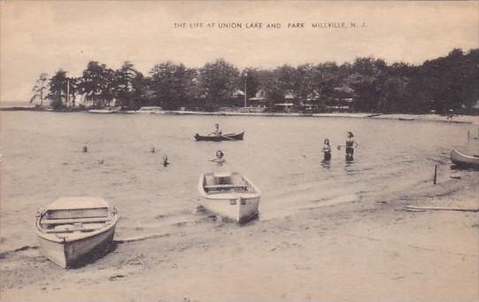 Boating At Union Lake and Park Millville New Jersey