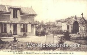 L'EntrÈe du Cimetiere Chateau-Thierry, France, Carte, Unused 