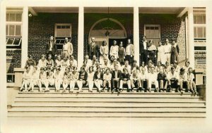 1926 Darkridge Oregon Postcard High School Class Photo Lane County 7654 RPPC