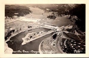 Washington-Oregon Bonneville Dam 1951 Real Photo