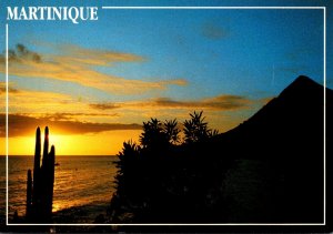 Martinique Beautiful Sunset Scene