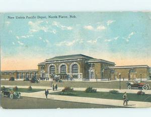Divided-Back TRAIN DEPOT STATION North Platte Nebraska NE H6859