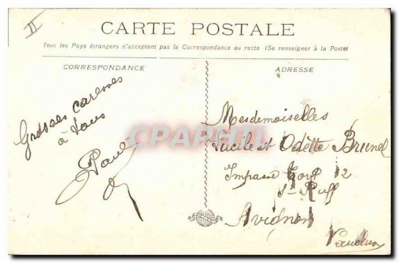 Old Postcard Marseille Lighthouse St. Mary