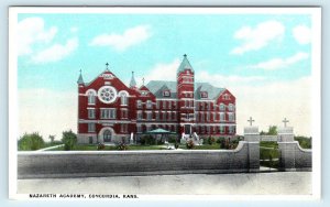 CONCORDIA, KS Kansas  NAZARETH ACADEMY  c1910s Cloud County  Postcard