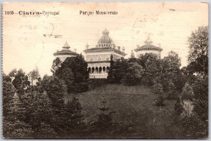 1910's Sintra Portugal Parque Monserrate Park and Palace Posted Postcard