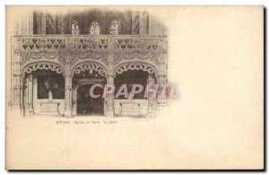 Old Postcard Bourg Eglise de Brou The jube