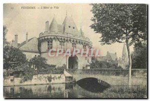 Old Postcard Vendome Hotel de Ville