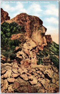 CA-California, Profile Rock Near Summit Mt. Tamalpais, Rock Formation, Postcard