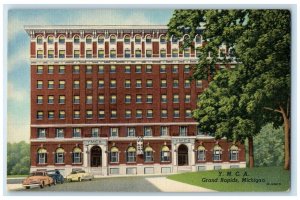 c1930's YMCA Building Cars Grand Rapids Michigan MI Unposted Vintage Postcard