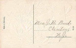 c1910 Songbird Bird Flowers Envelope Good Luck Germany P448 