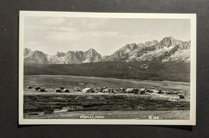 Mint Vintage Stanley Idaho Town View RPPC