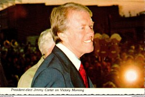 Georgia Plains President Elect Jimmy Carter At The Depot On Victory Morning