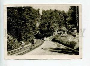429144 Georgia Batum tunnel railroad station Green Cape Vintage GIZ postcard