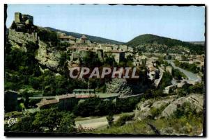 Postcard Modern Vaison La Romaine Overview of the old town and castle of Toul...