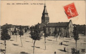 CPA neris-les-Bains la place de l'eglise (1220543) 
