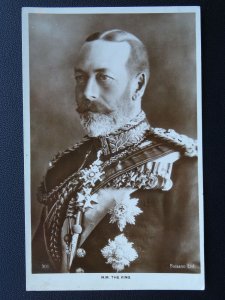 Royalty H.M. THE KING King George V - Old RP Postcard by Bassano Ltd