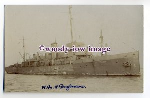 na4573 - Royal Navy Warship - HMS Pangbourne ex HMS Padstow - postcard