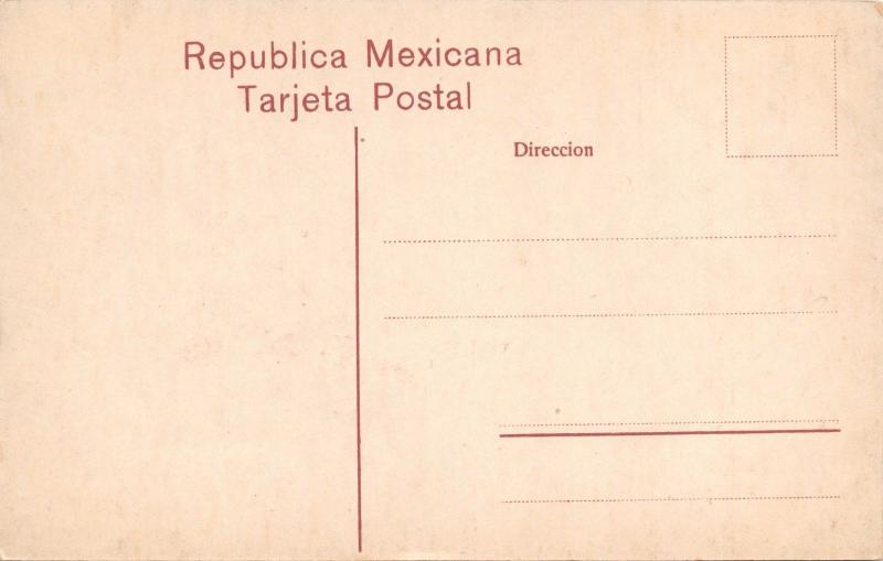 TIPOS MEXICANOS~INDIO con su HUACAL~F M PUBLISHED POSTCARD 1910s