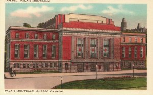 Canada Palais Montcalm Quebec Vintage Postcard 03.93