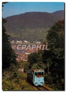 Postcard Modern Heidelberg Funicular railway