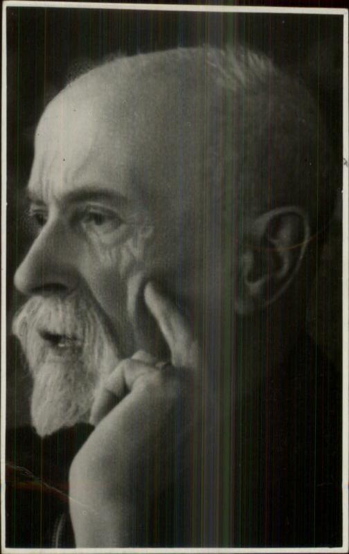 Czech President Tom ? Garrigue Masaryk as Elderly Man 1937 Used RPPC