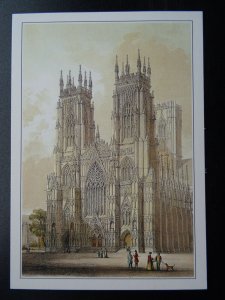 Yorkshire Collection 4 x YORK & YORK MINSTER c1980s Postcard