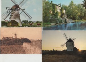 MILLS MOULINS FRANCE 29 Postcards Mostly pre-1980 (L5477)
