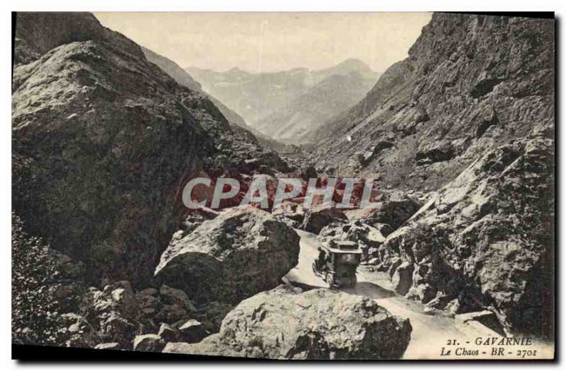 Old Postcard Gavarnie Chaos