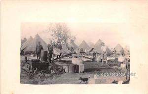 Military Camp Military Real Photo Soldier Unused 