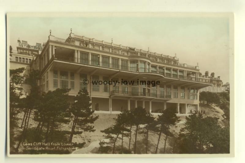 tp5415 - Kent - Leas Cliff Hall in Lower Sandgate Road, Folkestone - postcard