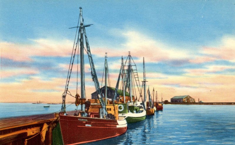 MA - Provincetown, Cape Cod. Fishing Boats at the Wharf