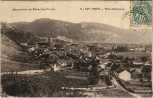 CPA POLIGNY Vue générale Excursion en Franche-Comté (150214)