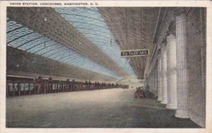 Washington D C Union Station Concourse 1930