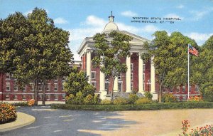 Hopkinsville Kentucky Western State Hospital, Color Lithograph Vintage PC U8959