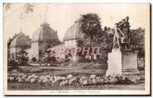 Old Postcard Rennes Tabor Greenhouses